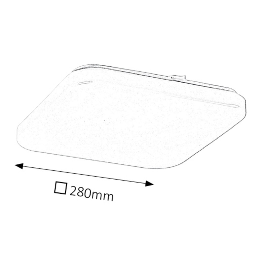 Rabalux - stropna LED svetilka LED/20W/230V 28x28 cm