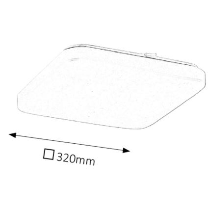 Rabalux - LED stropno svetilo LED/32W/230V 32x32 cm