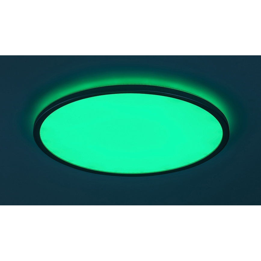 Rabalux - LED RGB zatemnljivo stropno svetilo LED/22W/230V Wi-Fi Tuya + daljinski upravljalnik, premer 41,5 cm