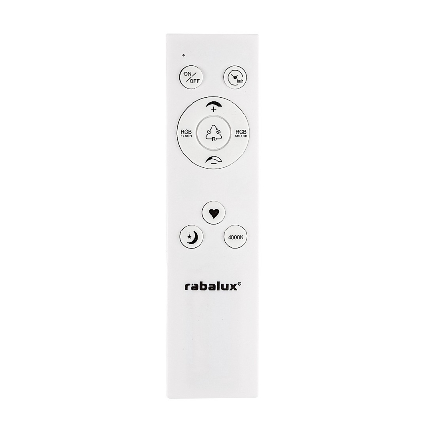Rabalux - LED RGB Zatemnitvena stropna svetilka LED/22W/230V Wi-Fi Tuya + Daljinski upravljalnik