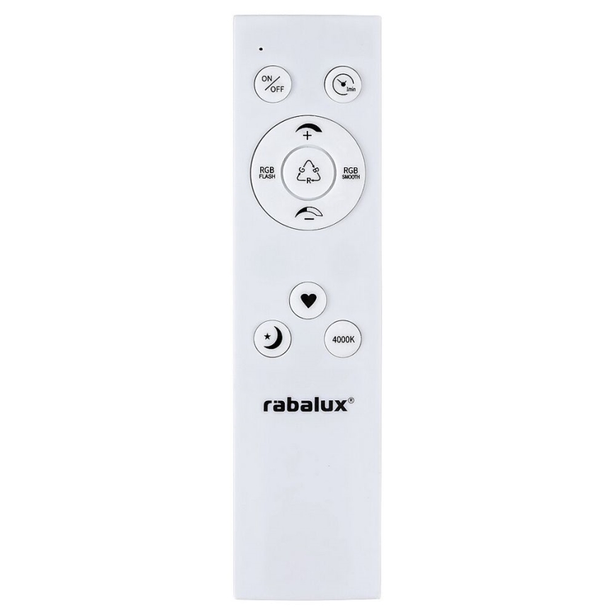 Rabalux - LED RGB Zatemnitvena stropna svetilka LED/22W/230V Wi-Fi Tuya + Daljinski upravljalnik