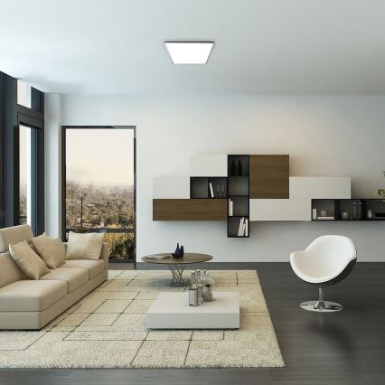 Rabalux - LED RGB zatemnljivo stropno svetilo LED/22W/230V Wi-Fi Tuya + daljinski upravljalnik 42x42 cm