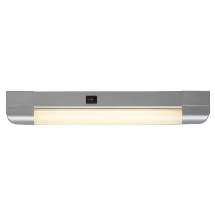 Rabalux - LED Podelementna kuhinjska svetilka BAND LIGHT 1xG13/10W/230V 39,5 cm srebrna