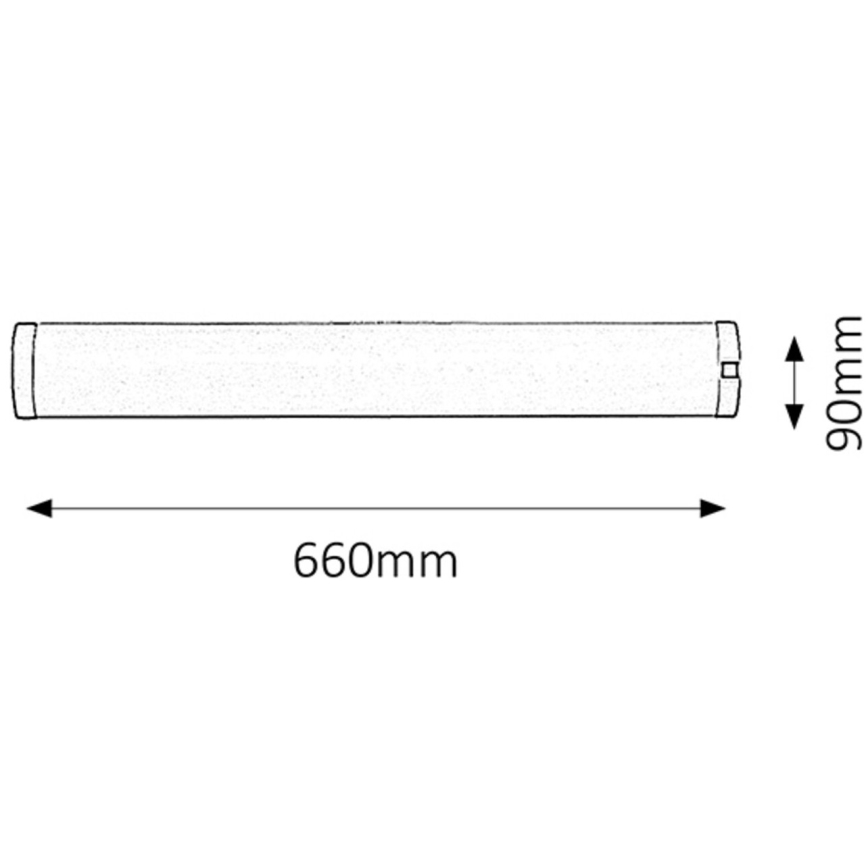 Rabalux - LED Podelementna kuhinjska svetilka 1xG13/18W/230V 66 cm