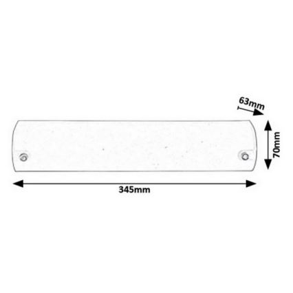 Rabalux - LED Podelementna svetilka LED/12W/230V