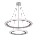 Rabalux 2429 - LED Lestenec ADRIENNE LED/62W/230V srebrni