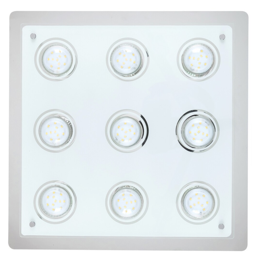 Rabalux - LED stropna svetilka NAOMI 9xGU10/5W 38x38 cm