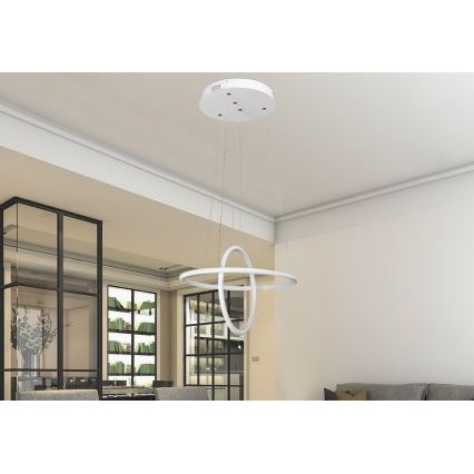 Rabalux 2544 - LED Lestenec DONATELLA LED/37W/230V bel