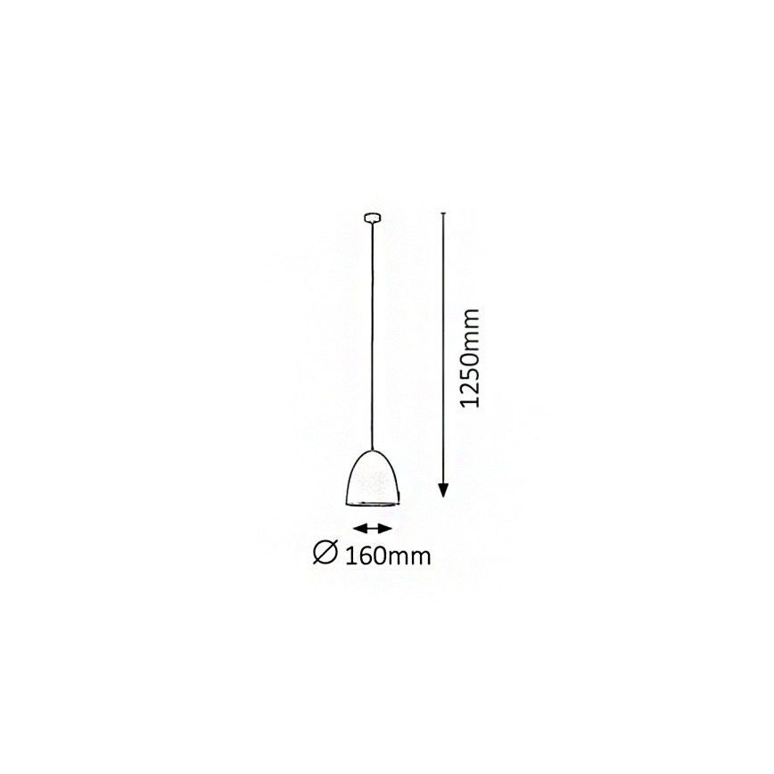 Rabalux 2589 - Lestenec OLIVIA 1xE27/60W/230V