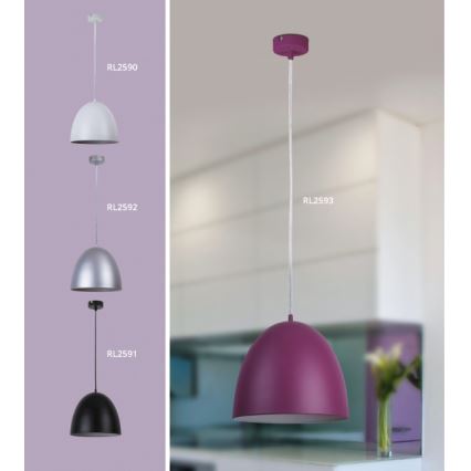 Rabalux 2593 - Lestenec OLIVIA 1xE27/60W/230V
