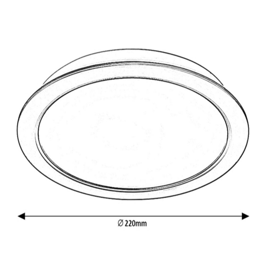 Rabalux - LED Vgradna svetilka LED/24W/230V pr. 22 cm