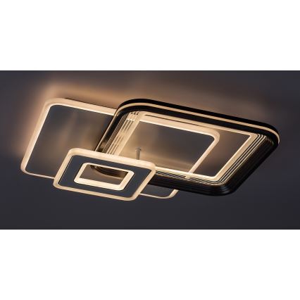 Rabalux - LED zatemnjevalna stropna svetilka LED/48W/230V 3000K/4000K/6000K + daljinski upravljalnik 49,5x49,5 cm