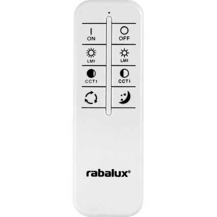 Rabalux - LED zatemnjevalna stropna svetilka LED/48W/230V 3000K/4000K/6000K + daljinski upravljalnik 49,5x49,5 cm