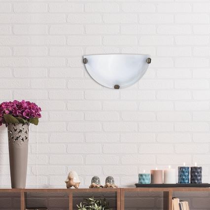 Rabalux - Stensko svetilo 1xE27/60W/230V alabastrno steklo