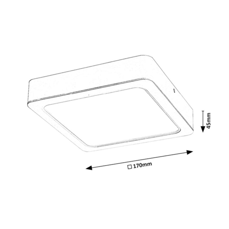 Rabalux - LED Stropna svetilka LED/18W/230V 17 cm