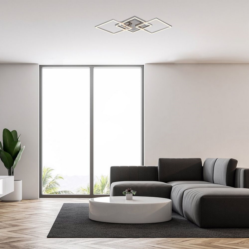 Rabalux - LED Lestenec LED/43W/230V sijajni krom