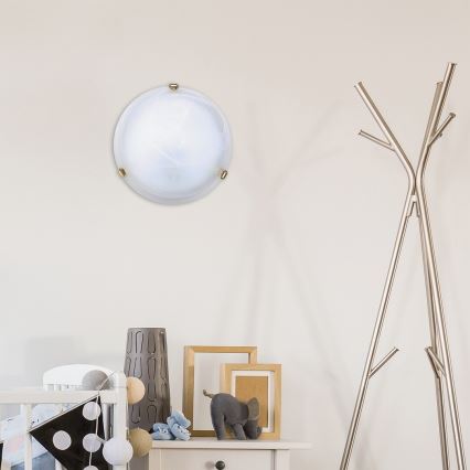 Rabalux - Stropna svetilka 1xE27/60W/230V alabastrno steklo