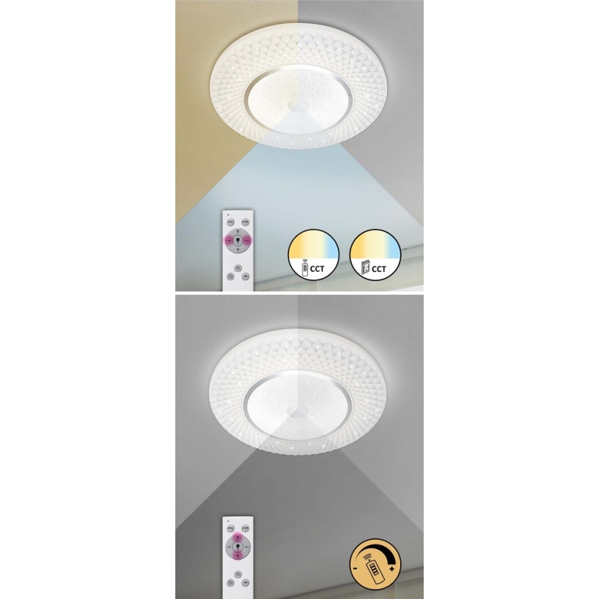Rabalux - LED Zatemnitvena stropna svetilka LED/72W/230V 3000-6500K + Daljinski upravljalnik