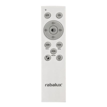 Rabalux - LED Zatemnitvena stropna svetilka LED/72W/230V 3000-6500K + Daljinski upravljalnik