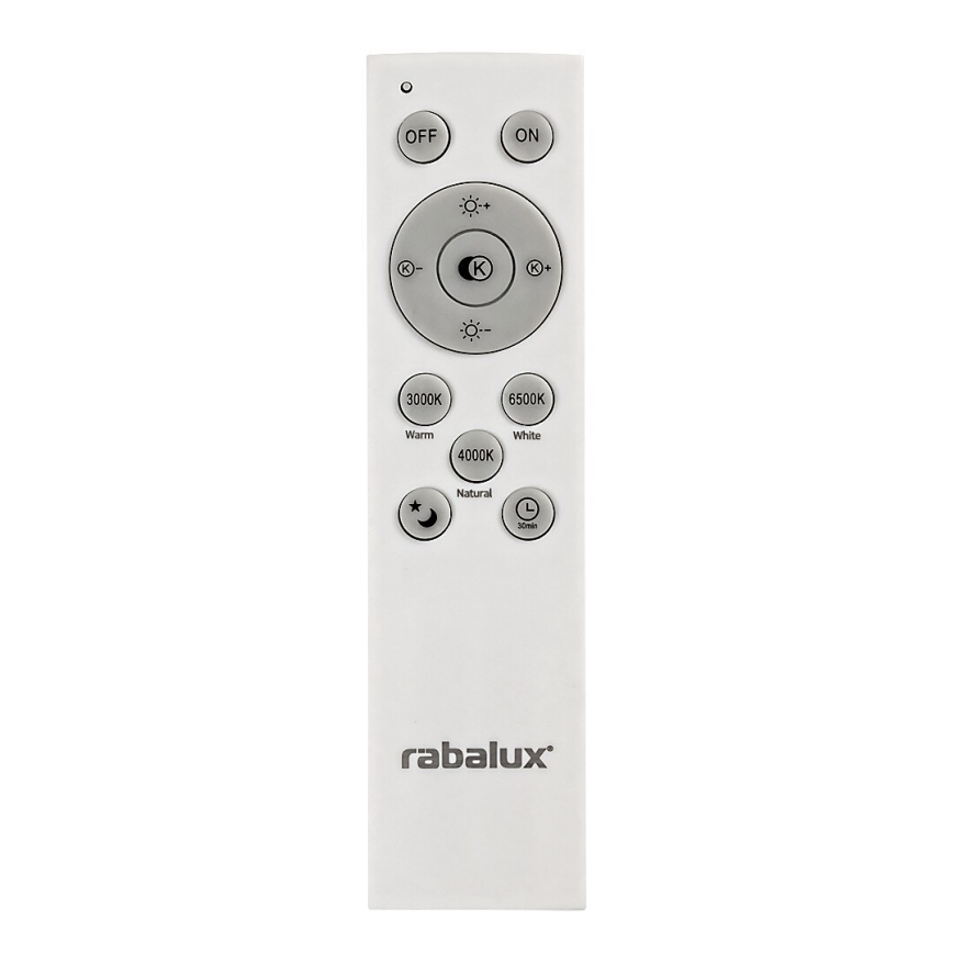 Rabalux - LED Zatemnitvena stropna svetilka LED/72W/230V 3000-6500K + Daljinski upravljalnik