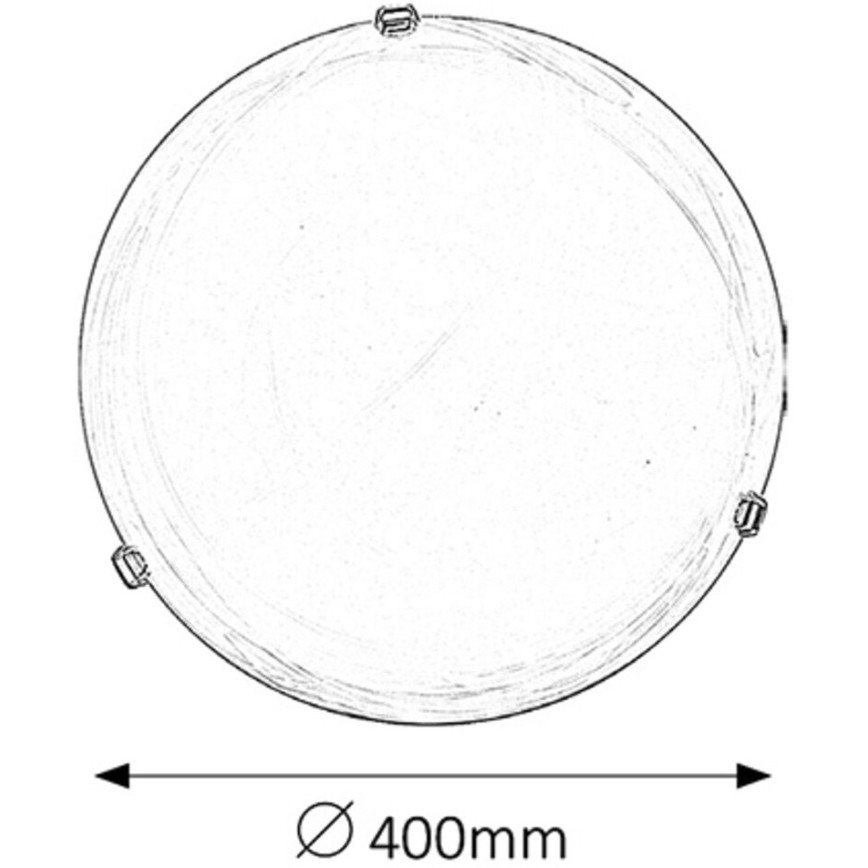 Rabalux - Stropno svetilo 2xE27/60W/230V alabastrno steklo