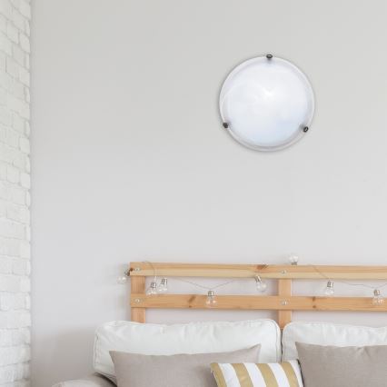 Rabalux - Stropna svetilka 2xE27/60W/230V alabastrno steklo