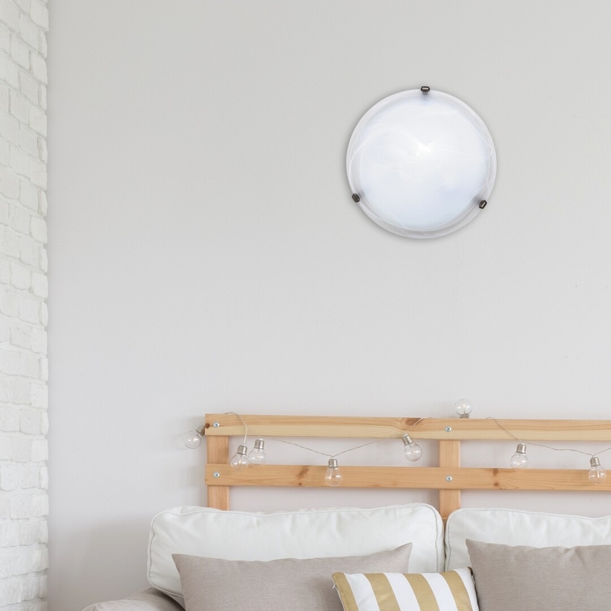 Rabalux - Stropna svetilka 2xE27/60W/230V alabastrno steklo