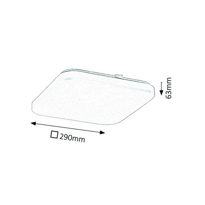 Rabalux - LED Stropna svetilka 1xLED/20W/230V 29x29 cm