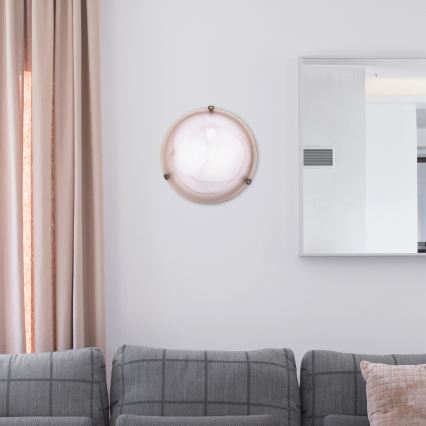 Rabalux - Stropna svetilka 2xE27/60W/230V alabastrno steklo