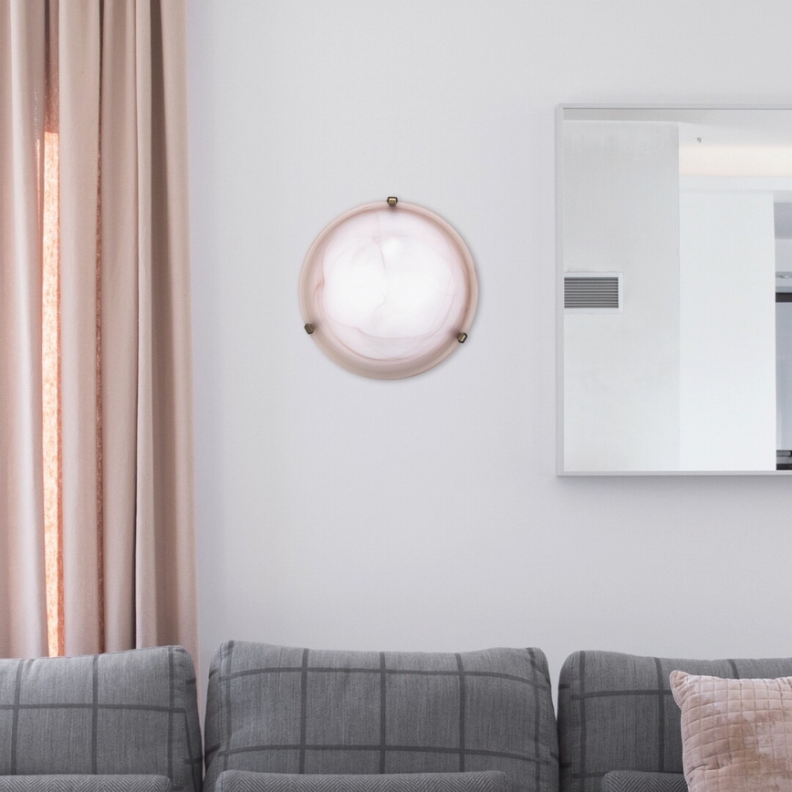 Rabalux - Stropna svetilka 2xE27/60W/230V alabastrno steklo