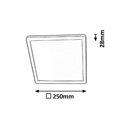 Rabalux - LED Kopalniška stropna svetilka LED/15W/230V IP44