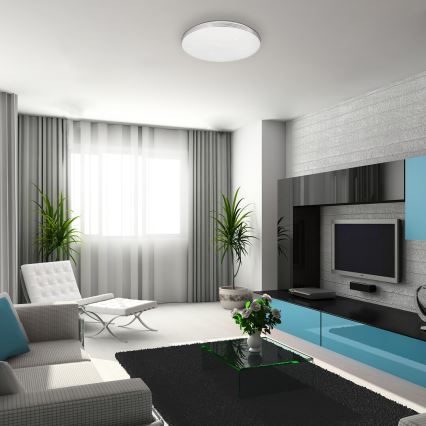 Rabalux - LED stropna svetilka LED/36W/230V okrogla 53x53 cm