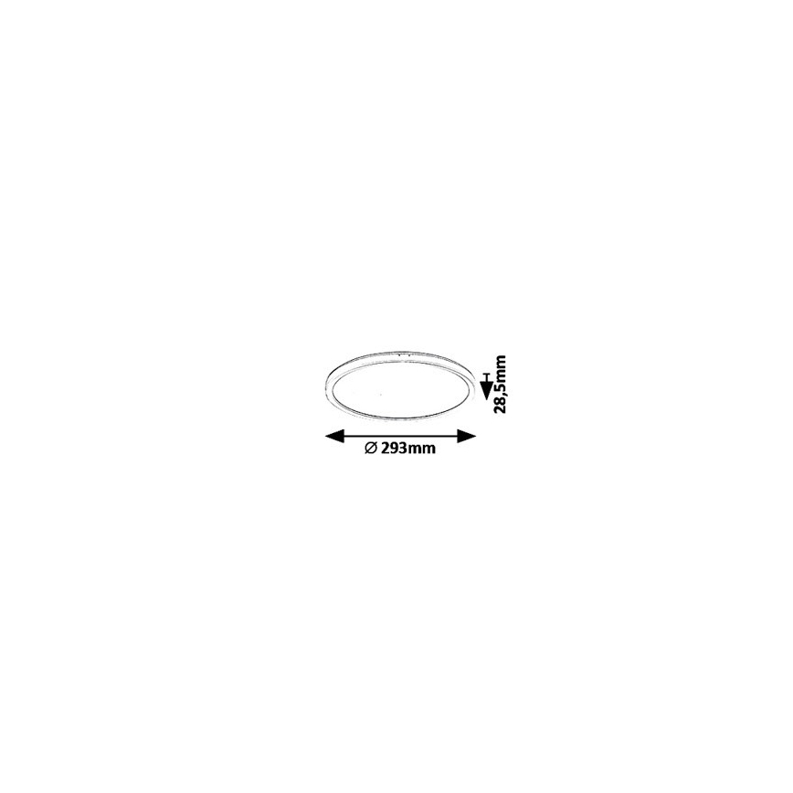 LED Zatemnitvena stropna svetilka LED/18W/230V