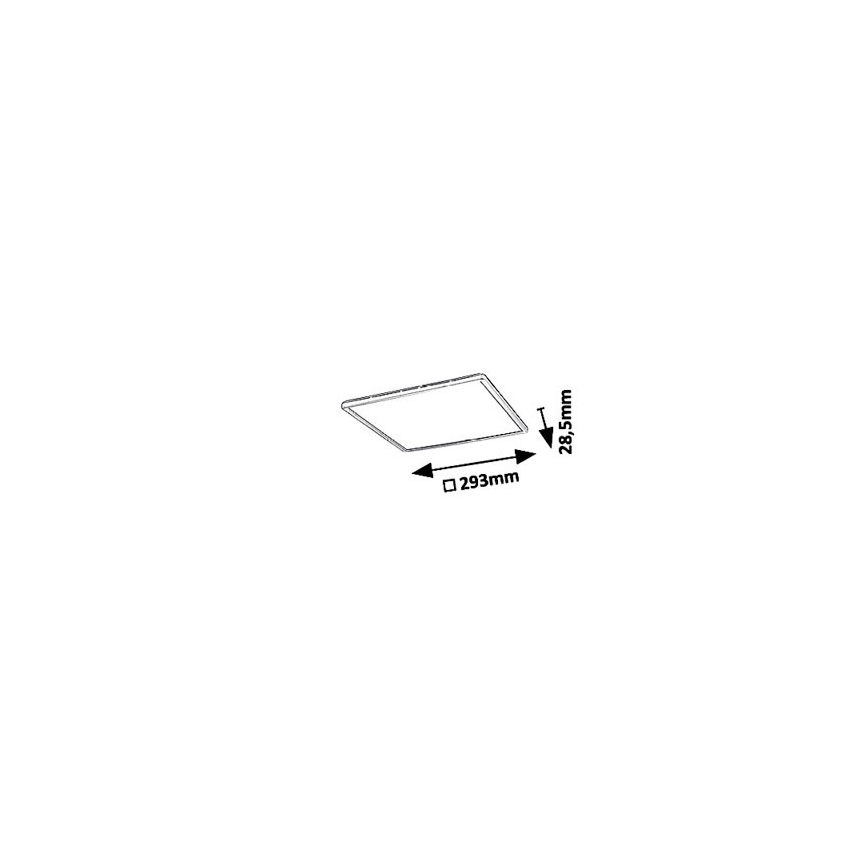 Rabalux 3429 - LED Stropna svetilka PAVEL LED/18W/230V