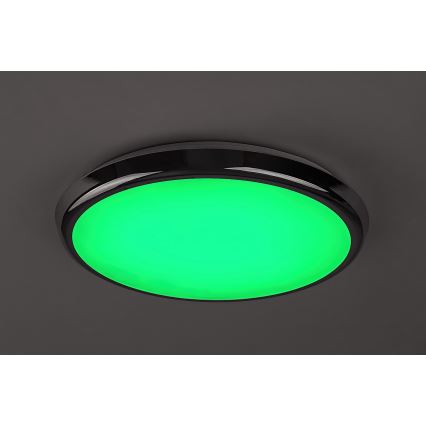 Rabalux - LED RGB Kopalniška stropna svetilka LED/18W/230V pr. 30 cm 3000-6500K IP44 + Daljinski upravljalnik