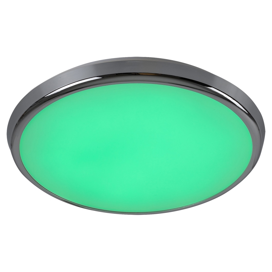Rabalux - LED RGB Kopalniška stropna svetilka LED/18W/230V pr. 30 cm 3000-6500K IP44 + Daljinski upravljalnik