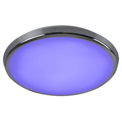 Rabalux - LED RGB Kopalniška stropna svetilka LED/18W/230V pr. 30 cm 3000-6500K IP44 + Daljinski upravljalnik