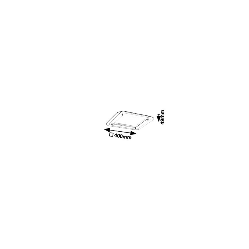 LED Stropna svetilka LED/18W/230V