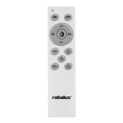 Rabalux - LED RGB Zatemnitvena stropna svetilka z zvočnikom LED/24W/230V Wi-Fi Tuya + Daljinski upravljalnik