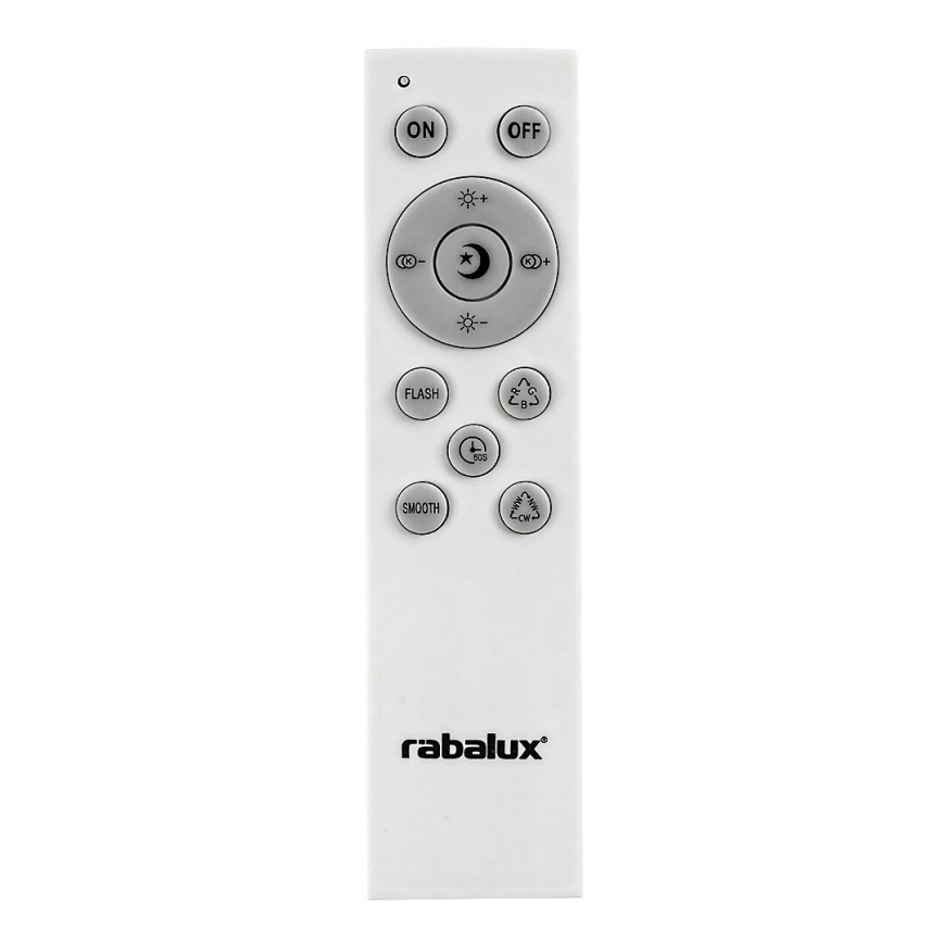 Rabalux - LED RGB Zatemnitvena stropna svetilka z zvočnikom LED/24W/230V Wi-Fi Tuya + Daljinski upravljalnik