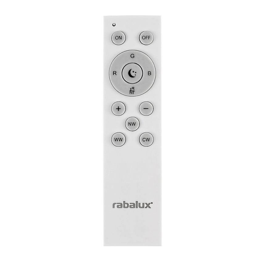 Rabalux - LED RGB Zatemnitvena stropna svetilka LED/40W/230V 2700-6500K Wi-Fi Tuya  + Daljinski upravljalnik