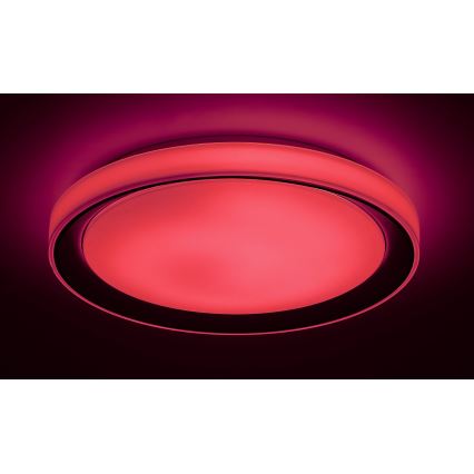 Rabalux - LED RGB zatemnjiva stropna svetilka LED/40 W/230 V 2700–6500 K Wi‑Fi Tuya premer 51 cm + daljinski upravljalnik