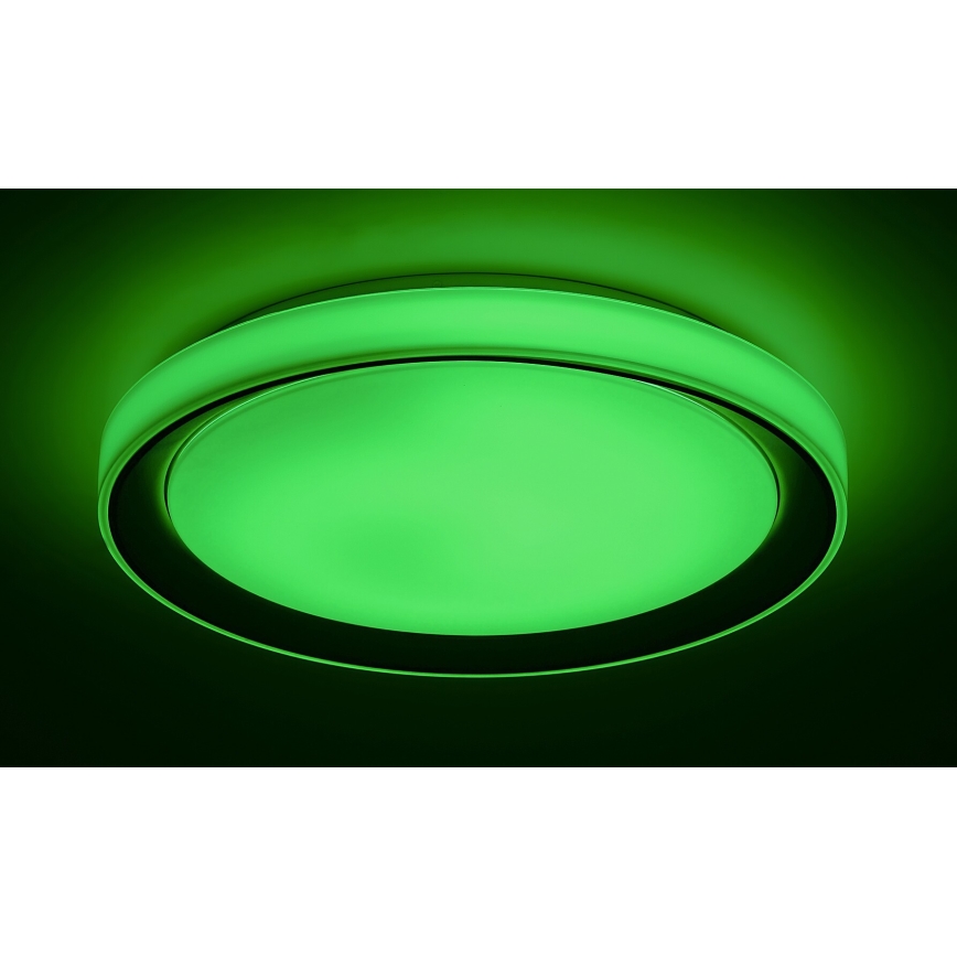 Rabalux - LED RGB zatemnjiva stropna svetilka LED/40 W/230 V 2700–6500 K Wi‑Fi Tuya premer 51 cm + daljinski upravljalnik