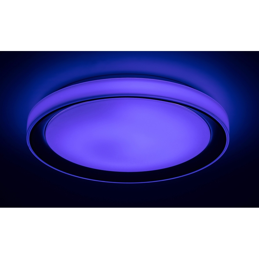Rabalux - LED RGB zatemnjiva stropna svetilka LED/40 W/230 V 2700–6500 K Wi‑Fi Tuya premer 51 cm + daljinski upravljalnik
