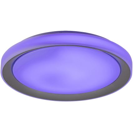 Rabalux - LED RGB zatemnjiva stropna svetilka LED/40 W/230 V 2700–6500 K Wi‑Fi Tuya premer 51 cm + daljinski upravljalnik