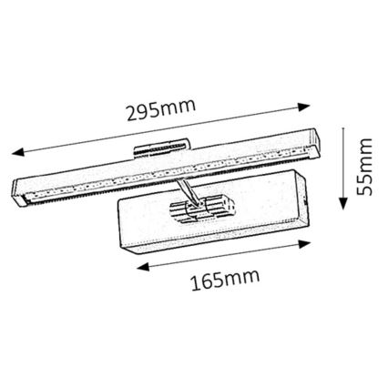 Rabalux - LED Svetilka za slike LED/5W/230V