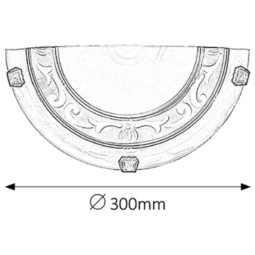 Rabalux - Stenska svetilka 1xE27/60W/230V