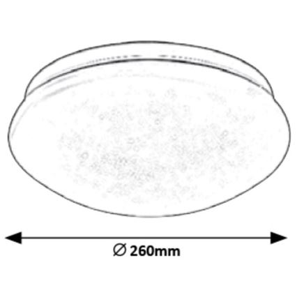 Rabalux - LED Stropna svetilka LED/12W/230V