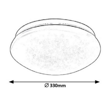 Rabalux - LED Stropna svetilka LED/18W/230V