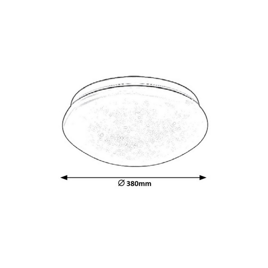 Rabalux - LED Stropna svetilka LED/24W/230V